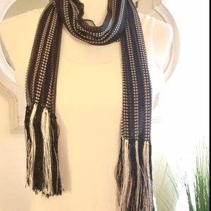 Light Dress Scarf with Fringe